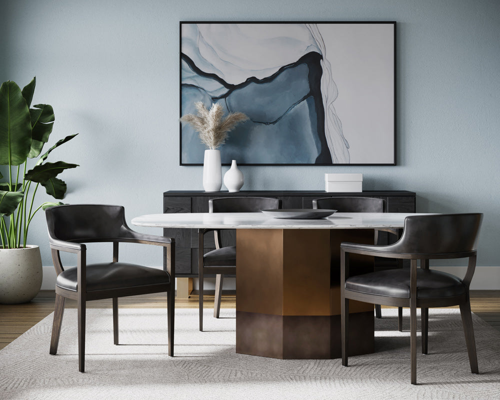 Sunpan - Glacial Rock - 48in X 72in - Black Floater Frame - A0281 view 2