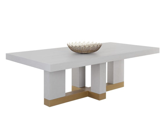 Sunpan - Greco Dining Table - Gauntlet Grey - 94.5in - 109756 view 1
