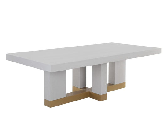 Sunpan - Greco Dining Table - Gauntlet Grey - 94.5in - 109756 view 2