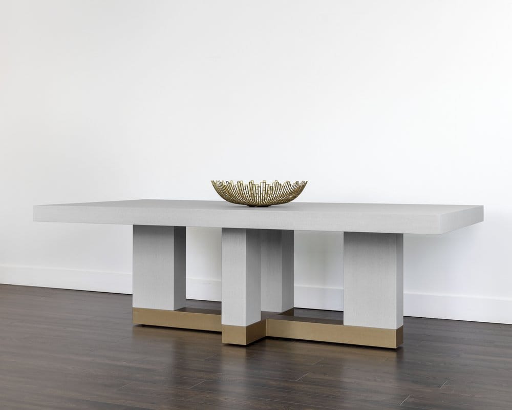 Sunpan - Greco Dining Table - Gauntlet Grey - 94.5in - 109756 view 4