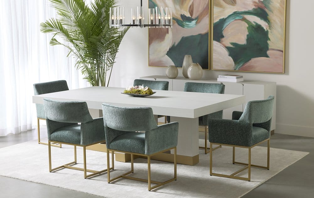 Sunpan - Greco Dining Table - Gauntlet Grey - 94.5in - 109756 view 7