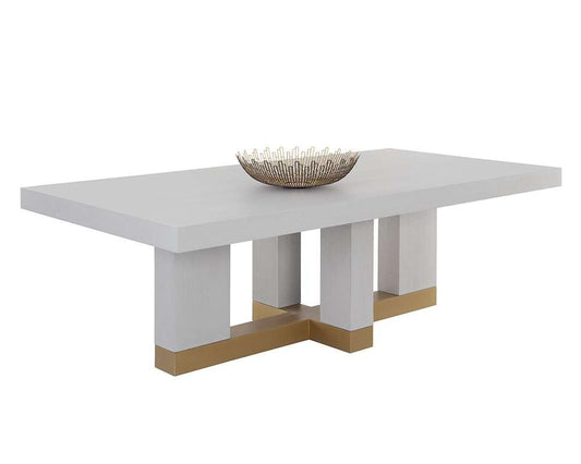 Sunpan - Greco Dining Table - Gauntlet Grey - 94.5in - 109756 veiw 1
