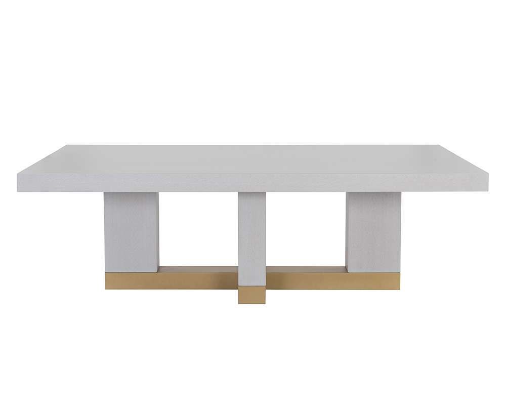 Sunpan - Greco Dining Table - Gauntlet Grey - 94.5in - 109756 veiw 3