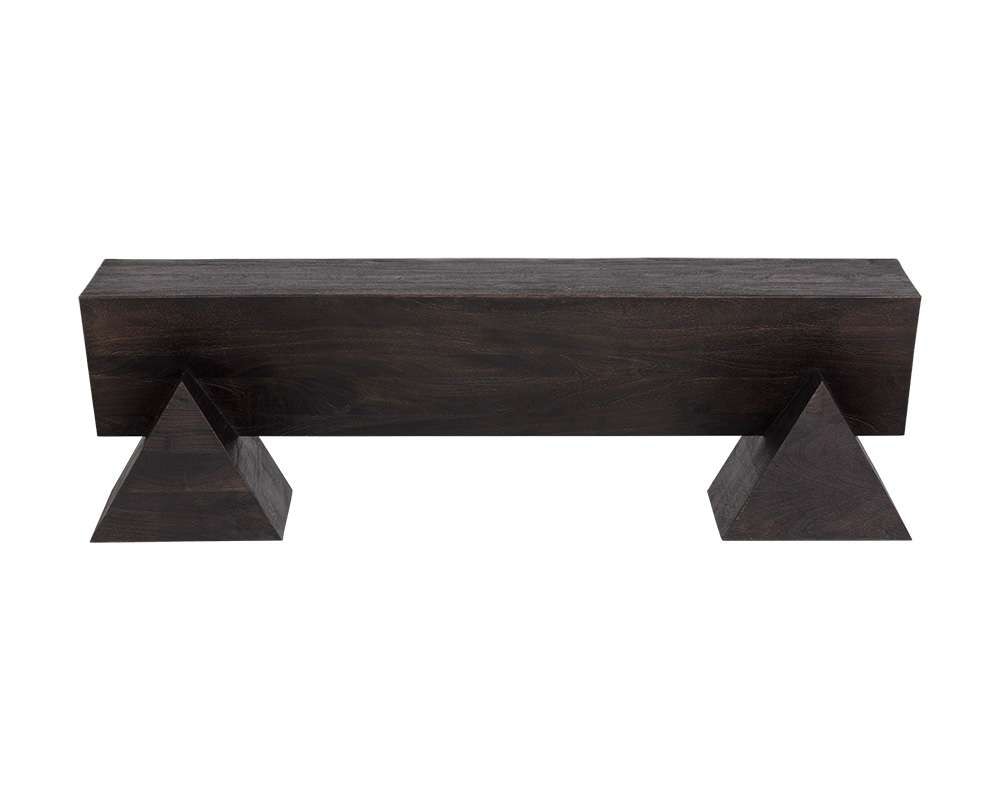 Sunpan - Gregor Bench - Dark Brown - 106637 veiw 3