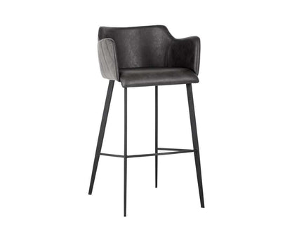Sunpan - Junction Griffin Barstool - Town Grey / Roman Grey - 103244 veiw 1