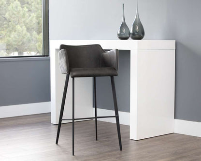 Sunpan - Junction Griffin Barstool - Town Grey / Roman Grey - 103244 veiw 4