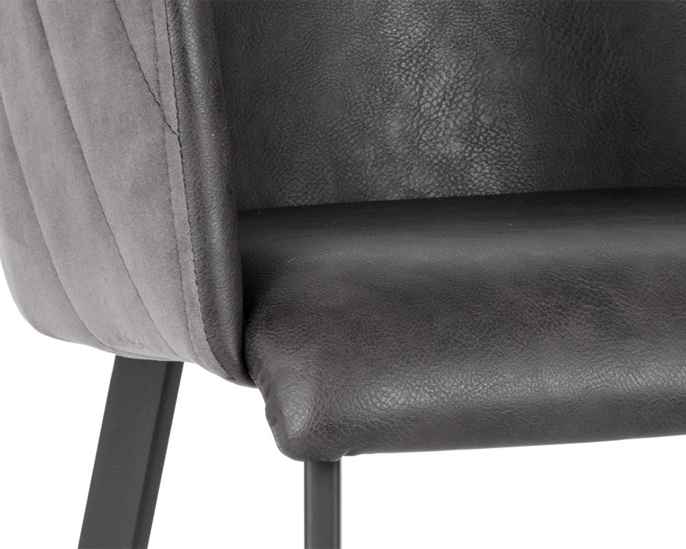 Sunpan - Junction Griffin Barstool - Town Grey / Roman Grey - 103244 view 5