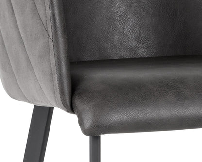 Sunpan - Junction Griffin Barstool - Town Grey / Roman Grey - 103244 view 5