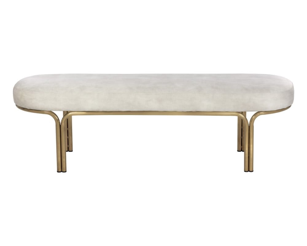 Sunpan - Gwen Bench - Nono Cream - 107584 view 2