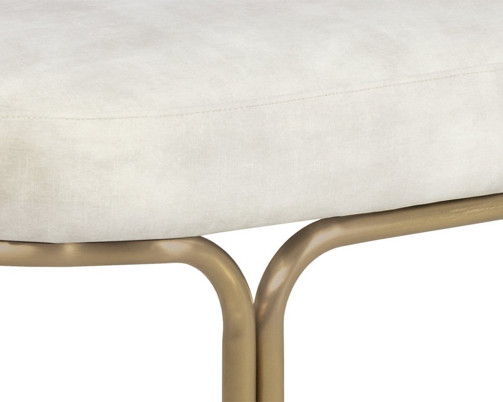 Sunpan - Gwen Bench - Nono Cream - 107584 view 4