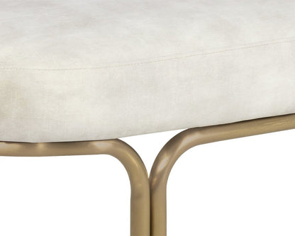 Sunpan - Gwen Bench - Nono Cream - 107584 view 4