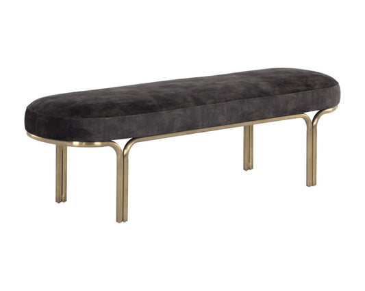 Sunpan - Gwen Bench - Nono Shitake - 107142 view 1