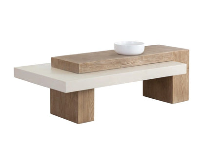 Sunpan - Herriot Coffee Table - Light Brown / Summer Sand - 111370 view 1
