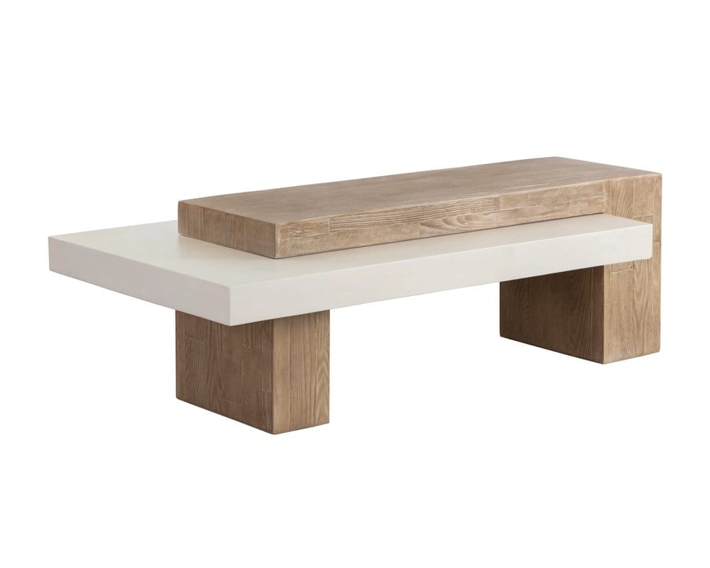 Sunpan - Herriot Coffee Table - Light Brown / Summer Sand - 111370 view 2