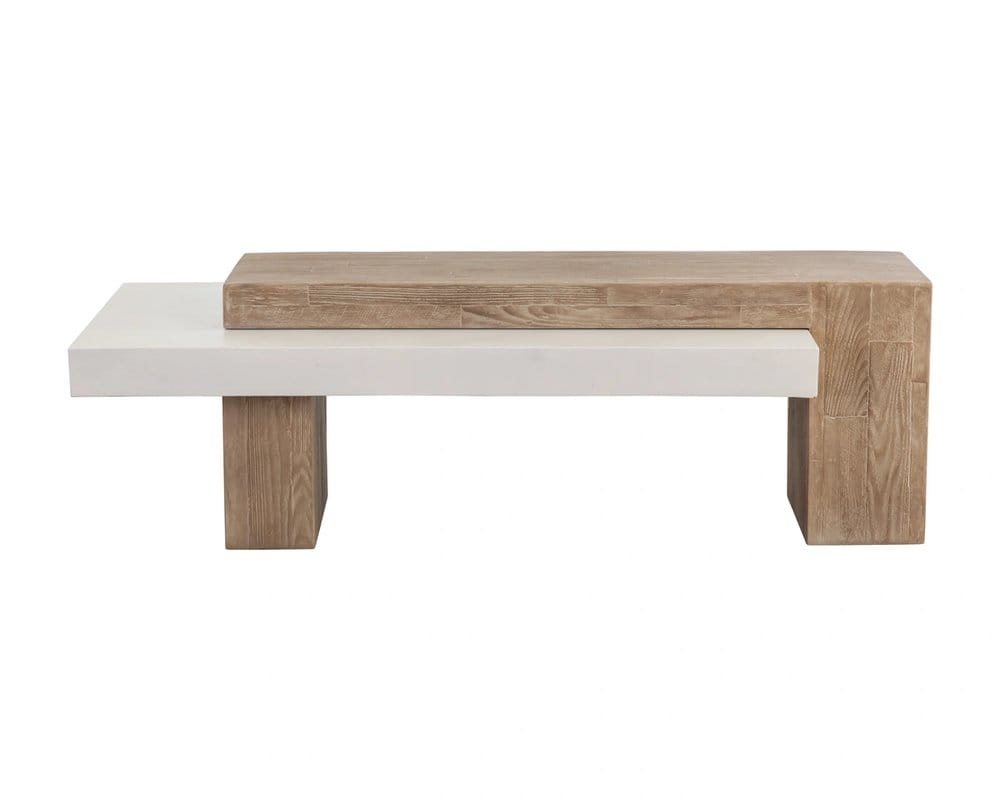 Sunpan - Herriot Coffee Table - Light Brown / Summer Sand - 111370 view 4