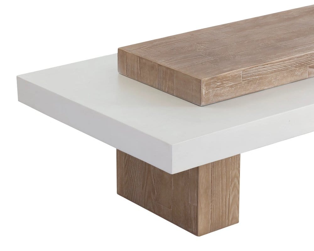 Sunpan - Herriot Coffee Table - Light Brown / Summer Sand - 111370 view 6