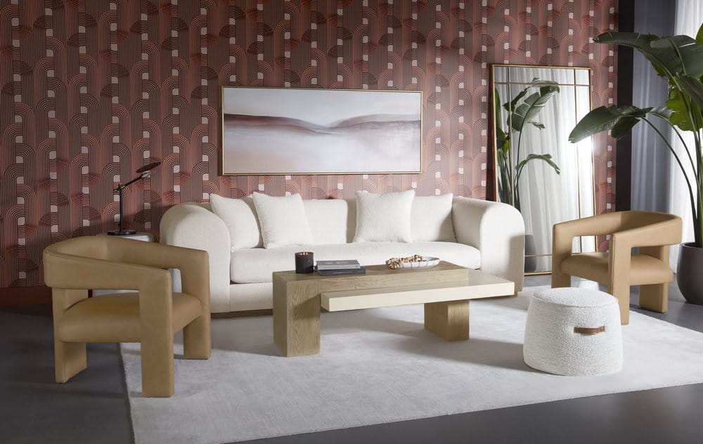 Sunpan - Herriot Coffee Table - Light Brown / Summer Sand - 111370 view 7