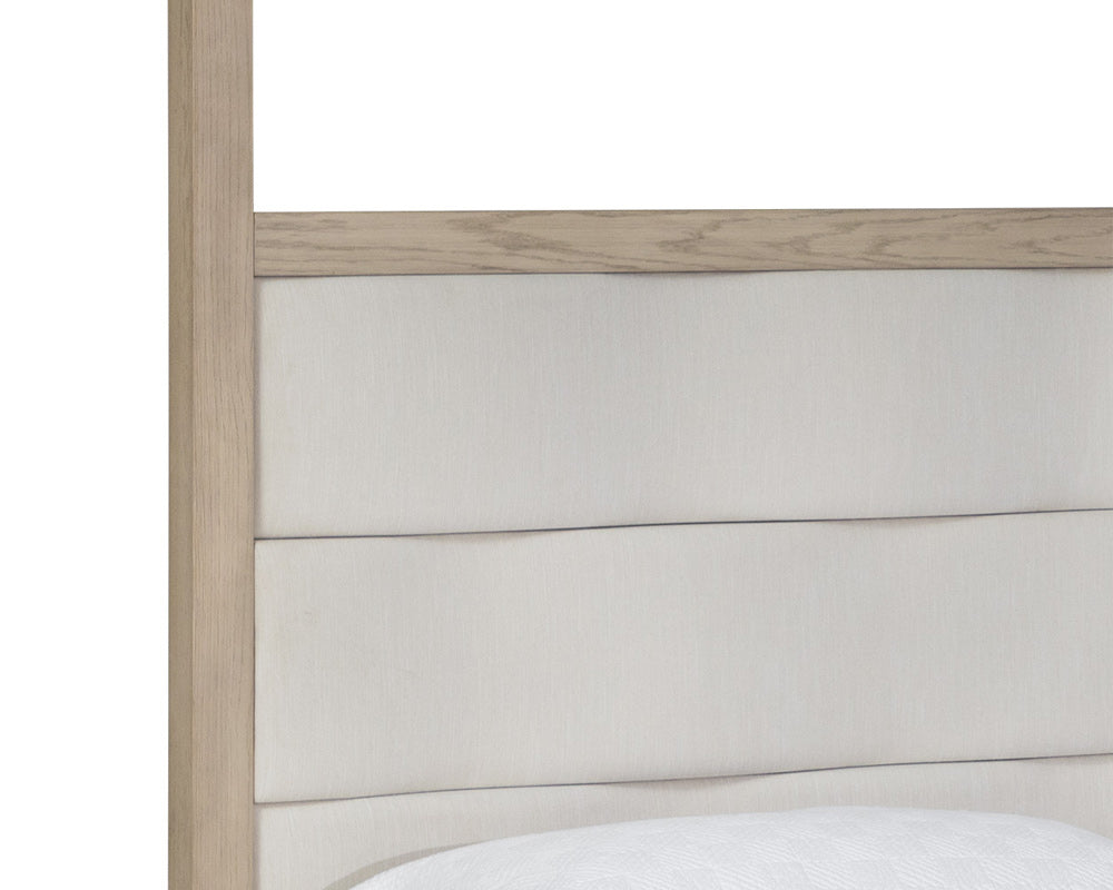 Sunpan - Hoyos Canopy Bed King - Topaz Beige - 110662 view 3