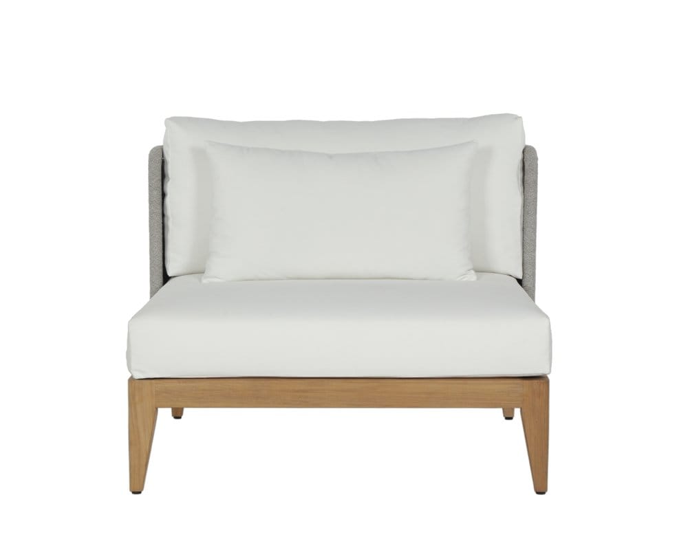 Sunpan - Ibiza Armless Chair - Natural - Stinson White - 109499_CLOSEOUT view 2
