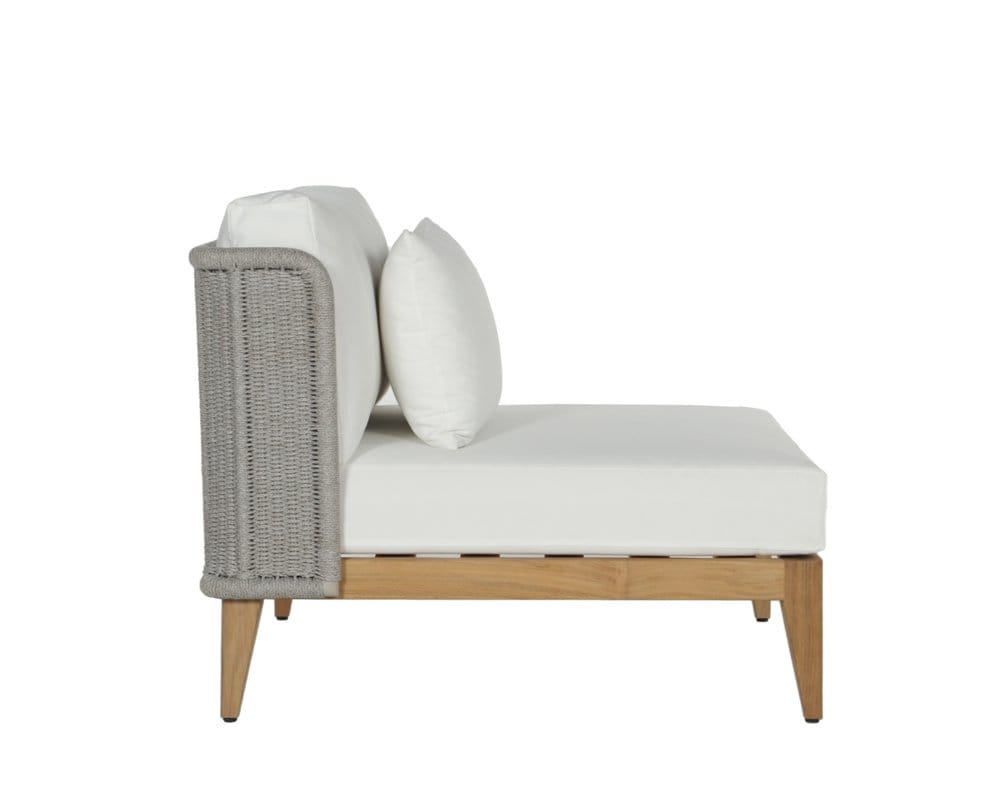 Sunpan - Ibiza Armless Chair - Natural - Stinson White - 109499_CLOSEOUT view 3