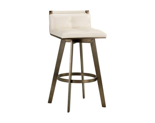Sunpan - Ikon Arizona Swivel Barstool - Castillo Cream - 104788 view 1