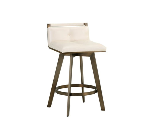 Sunpan - Ikon Arizona Swivel Counter Stool - Castillo Cream - 104789 view 1