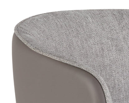 Sunpan - Ikon Asher Dining Armchair - Flint Grey / Napa Taupe - 103148_CLOSEOUT view 11