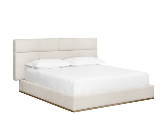 Sunpan - Ikon Beckham Bed - King - Chacha Cream - 108482_CLOSEOUT view 1