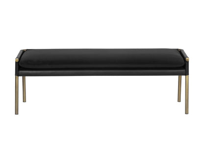 Sunpan - Ikon Bellevue Bench - Abbington Black / Bravo Black - 106185 view 3