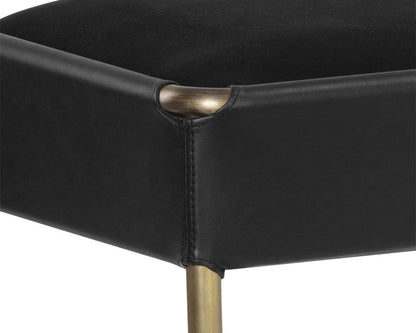 Sunpan - Ikon Bellevue Bench - Abbington Black / Bravo Black - 106185 view 6