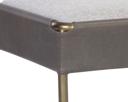 Sunpan - Ikon Bellevue Bench - Belfast Heather Grey / Bravo Ash - 106404 view 6
