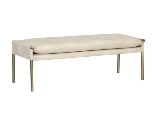 Sunpan - Ikon Bellevue Bench - Bravo Cream - 106186 view 1