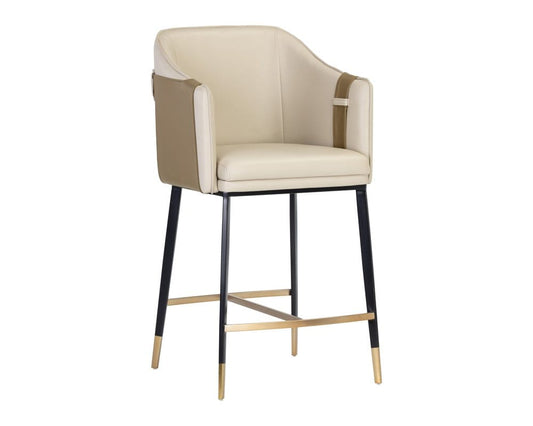 Sunpan - Ikon Carter Counter Stool - Napa Beige / Napa Tan - 106433 view 1