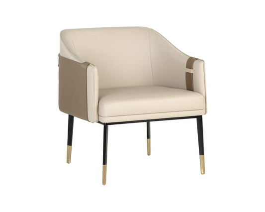 Sunpan - Ikon Carter Lounge Chair - Napa Beige / Napa Tan - 106724 view 1