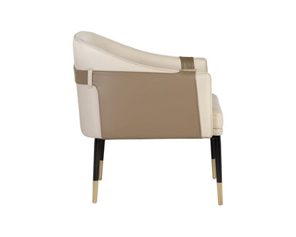 Sunpan - Ikon Carter Lounge Chair - Napa Beige / Napa Tan - 106724 view 3