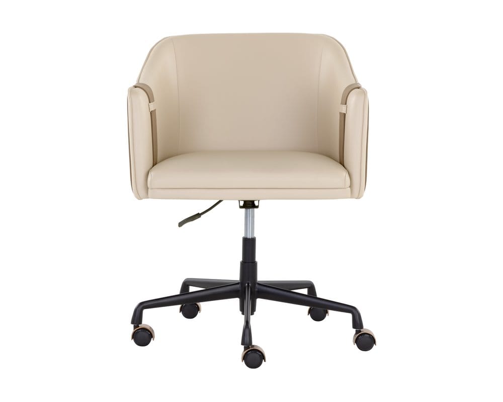 Sunpan - Ikon Carter Office Chair - Napa Beige / Napa Tan - 109042 view 2