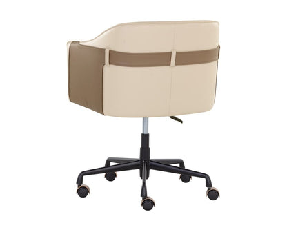 Sunpan - Ikon Carter Office Chair - Napa Beige / Napa Tan - 109042 view 4