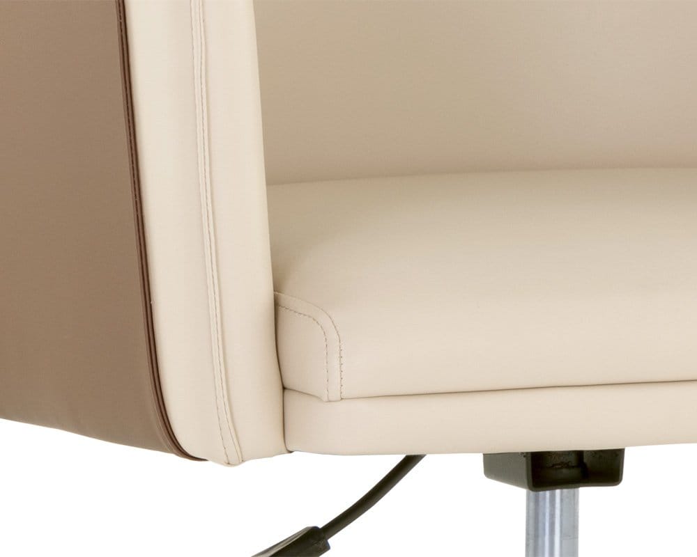Sunpan - Ikon Carter Office Chair - Napa Beige / Napa Tan - 109042 view 6