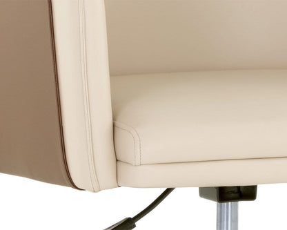 Sunpan - Ikon Carter Office Chair - Napa Beige / Napa Tan - 109042 view 6