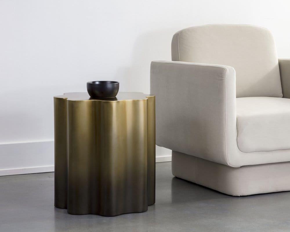 Sunpan - Ikon Dahlia End Table - Gold Ombre - 110768 view 4