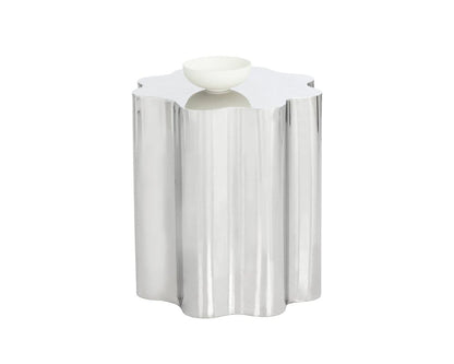 Sunpan - Ikon Dahlia End Table - Stainless Steel - 101384 view 1