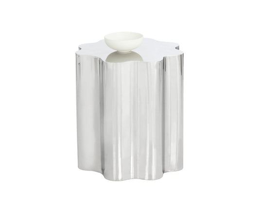 Sunpan - Ikon Dahlia End Table - Stainless Steel - 101384 view 1