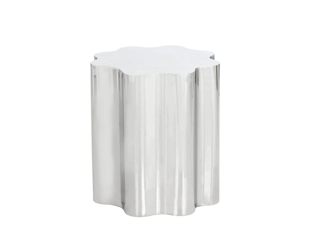 Sunpan - Ikon Dahlia End Table - Stainless Steel - 101384 view 2