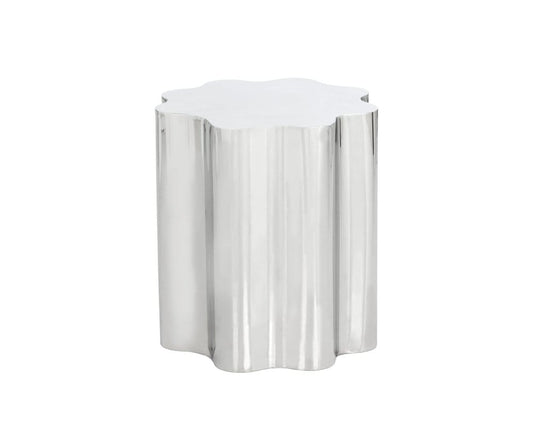 Sunpan - Ikon Dahlia End Table - Stainless Steel - 101384 view 2