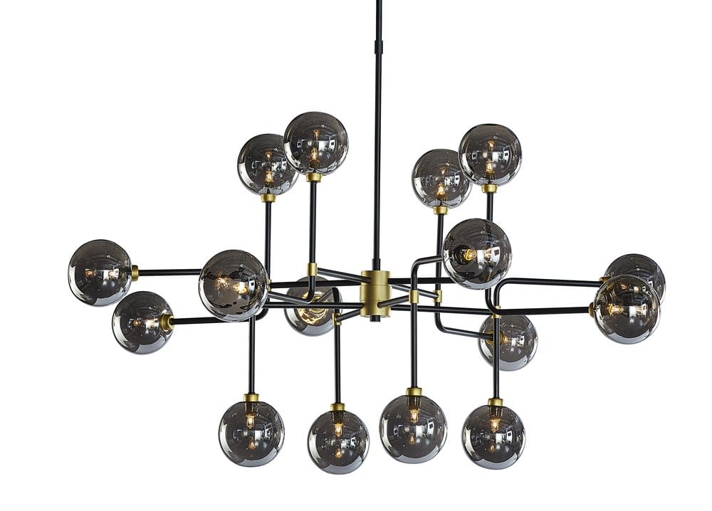 Sunpan - Ikon Deimos Chandelier - Large - Smoke Grey - 105527 view 1