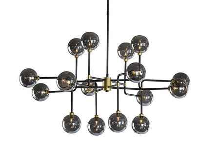 Sunpan - Ikon Deimos Chandelier - Large - Smoke Grey - 105527 view 1