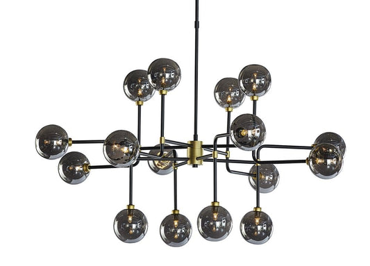 Sunpan - Ikon Deimos Chandelier - Large - Smoke Grey - 105527 view 1