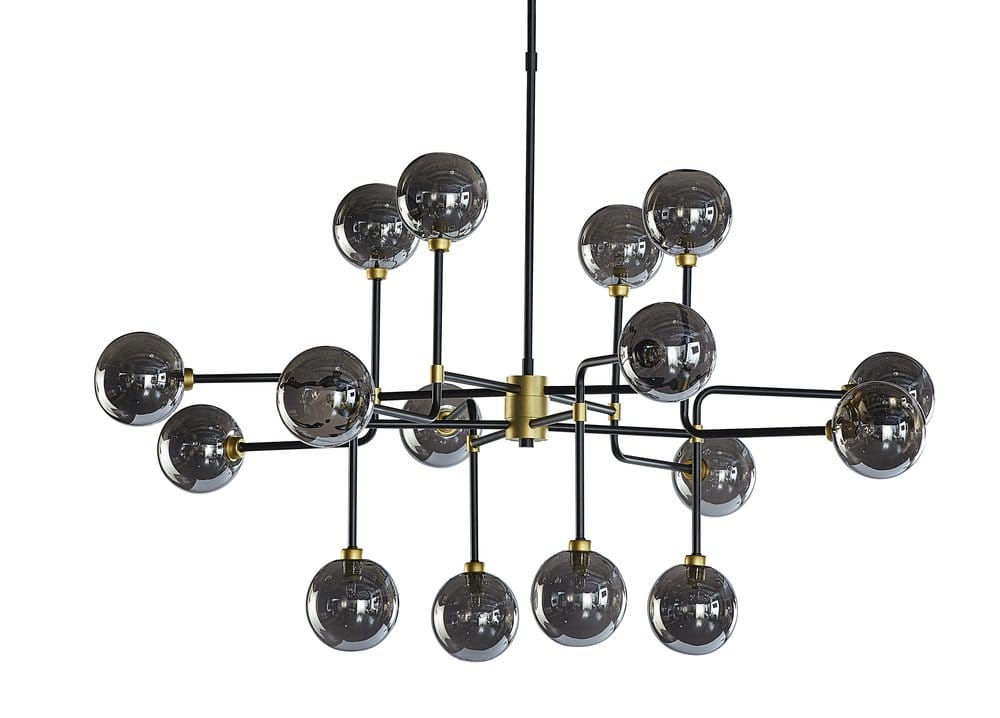 Sunpan - Ikon Deimos Chandelier - Large - Smoke Grey - 105527 view 2