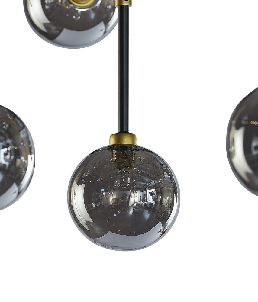 Sunpan - Ikon Deimos Chandelier - Large - Smoke Grey - 105527 view 3