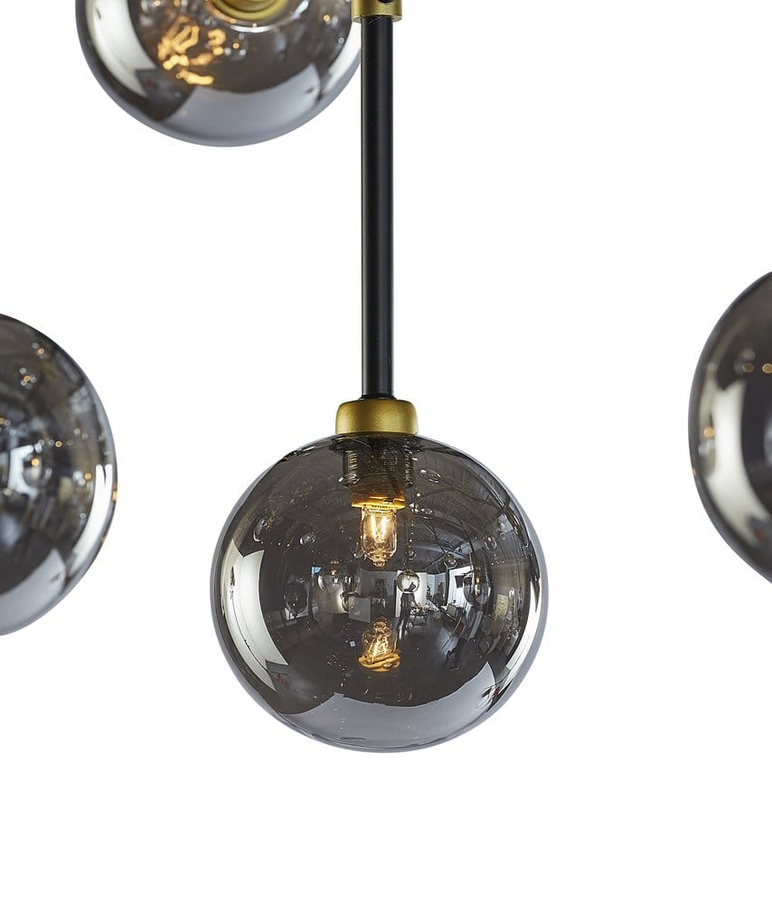 Sunpan - Ikon Deimos Chandelier - Large - Smoke Grey - 105527 view 4